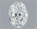 Natural Diamond 0.51 Carats, Oval with  Cut, E Color, IF Clarity and Certified by GIA