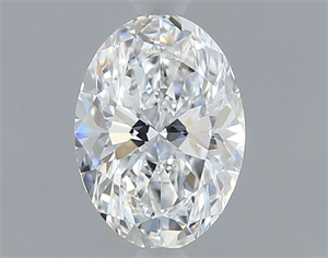 Picture of Natural Diamond 0.51 Carats, Oval with  Cut, E Color, IF Clarity and Certified by GIA