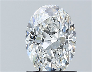 Picture of Natural Diamond 1.01 Carats, Oval with  Cut, F Color, VS2 Clarity and Certified by GIA