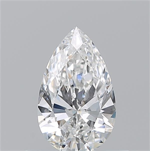 Picture of Natural Diamond 0.50 Carats, Pear with  Cut, E Color, VS1 Clarity and Certified by GIA