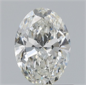 Natural Diamond 0.73 Carats, Oval with  Cut, G Color, VS2 Clarity and Certified by GIA