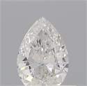 Natural Diamond 0.31 Carats, Pear with  Cut, F Color, I1 Clarity and Certified by GIA