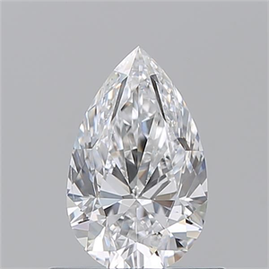 Foto Diamante Natural 0.70 quilates, De pera , Color D, claridad SI1 y certificado GIA de
