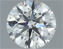 Natural Diamond 0.80 Carats, Round with Excellent Cut, F Color, SI1 Clarity and Certified by GIA