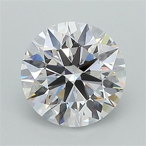 Picture of Lab Grown Diamond 1.32 Carats, Round with Ideal Cut, D Color, VS1 Clarity and Certified by IGI