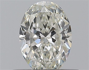 Picture of Natural Diamond 0.41 Carats, Oval with  Cut, I Color, VVS2 Clarity and Certified by GIA