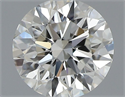 Diamante Natural 0.53 quilates, Redondo , Color I, claridad VVS1 y certificado GIA