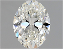 Natural Diamond 0.71 Carats, Oval with  Cut, H Color, VS1 Clarity and Certified by GIA