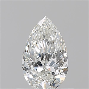 Picture of Natural Diamond 0.50 Carats, Pear with  Cut, H Color, VVS2 Clarity and Certified by GIA