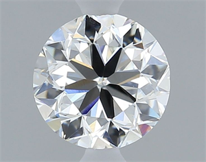 Picture of Natural Diamond 0.70 Carats, Round with Very Good Cut, G Color, VS2 Clarity and Certified by IGI