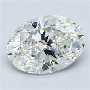 Picture of Natural Diamond 2.50 Carats, Oval with  Cut, I Color, SI1 Clarity and Certified by GIA