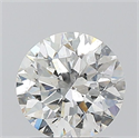 Natural Diamond 1.20 Carats, Round with Excellent Cut, G Color, I1 Clarity and Certified by GIA