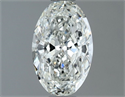 Diamante Natural 0.80 quilates, Ovalado , Color H, claridad VVS2 y certificado GIA