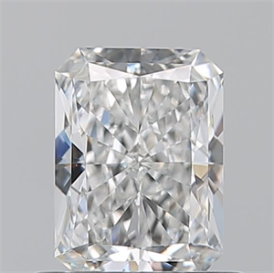 Picture of Natural Diamond 0.71 Carats, Radiant with  Cut, F Color, VS1 Clarity and Certified by GIA