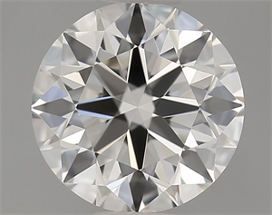 Picture of Natural Diamond 0.90 Carats, Round with Excellent Cut, J Color, IF Clarity and Certified by GIA