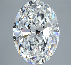 Picture of Natural Diamond 2.53 Carats, Oval with  Cut, F Color, VVS2 Clarity and Certified by GIA
