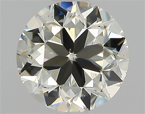 Picture of Natural Diamond 0.91 Carats, Round with Excellent Cut, L Color, VVS2 Clarity and Certified by HRD