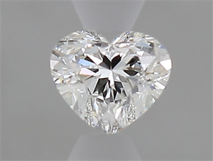 Picture of Natural Diamond 0.32 Carats, Heart with  Cut, G Color, VVS2 Clarity and Certified by GIA