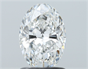 Natural Diamond 1.20 Carats, Oval with  Cut, F Color, VS1 Clarity and Certified by GIA