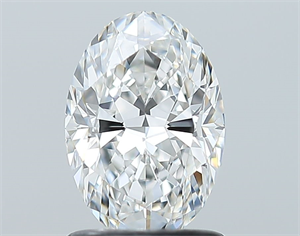 Picture of Natural Diamond 1.20 Carats, Oval with  Cut, F Color, VS1 Clarity and Certified by GIA