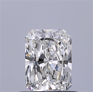 Picture of Natural Diamond 0.52 Carats, Radiant with  Cut, G Color, IF Clarity and Certified by GIA