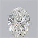 Natural Diamond 1.20 Carats, Oval with  Cut, G Color, VS2 Clarity and Certified by GIA