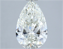 Natural Diamond 2.12 Carats, Pear with  Cut, I Color, SI2 Clarity and Certified by IGI