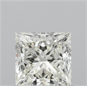 Natural Diamond 1.03 Carats, Princess with  Cut, K Color, VS1 Clarity and Certified by IGI
