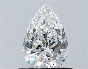 Picture of Natural Diamond 0.60 Carats, Pear with  Cut, F Color, VVS2 Clarity and Certified by GIA