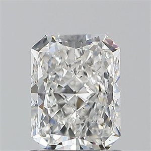 Foto Diamante Natural 1.01 quilates, Radiante , Color F, claridad SI1 y certificado GIA de