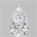 Natural Diamond 1.71 Carats, Pear with  Cut, D Color, IF Clarity and Certified by GIA