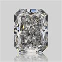 Natural Diamond 0.70 Carats, Radiant with  Cut, D Color, VS1 Clarity and Certified by GIA