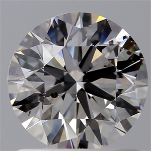 Picture of Natural Diamond 0.90 Carats, Round with Excellent Cut, G Color, SI2 Clarity and Certified by GIA