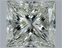 Diamante Natural 3.00 quilates, Princesa , Color K, claridad VS2 y certificado GIA