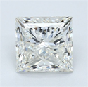 Diamante Natural 1.70 quilates, Princesa , Color J, claridad SI1 y certificado GIA