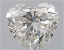 Natural Diamond 1.70 Carats, Heart with  Cut, G Color, VS2 Clarity and Certified by GIA