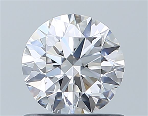 Picture of Natural Diamond 0.70 Carats, Round with Excellent Cut, D Color, SI1 Clarity and Certified by GIA