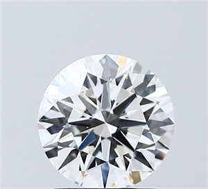 Picture of Lab Grown Diamond 1.55 Carats, Round with Ideal Cut, D Color, VVS2 Clarity and Certified by IGI