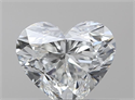 Natural Diamond 0.40 Carats, Heart with  Cut, I Color, VVS1 Clarity and Certified by GIA