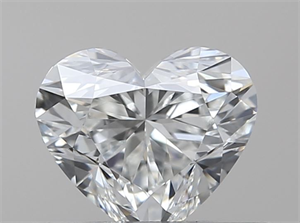 Foto Diamante Natural 0.40 quilates, Corazón , Color I, claridad VVS1 y certificado GIA de
