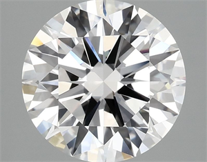 Picture of Lab Grown Diamond 3.10 Carats, Round with Ideal Cut, E Color, VVS2 Clarity and Certified by IGI