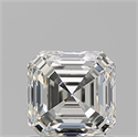 Diamante Natural 1.01 quilates, Asscher , Color I, claridad IF y certificado GIA