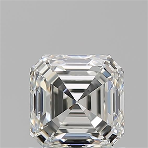 Picture of Natural Diamond 1.01 Carats, Asscher with  Cut, I Color, IF Clarity and Certified by GIA