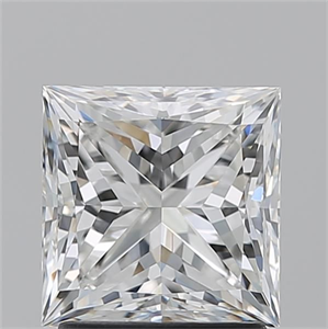 Picture of Natural Diamond 2.01 Carats, Princess with  Cut, G Color, VS1 Clarity and Certified by GIA