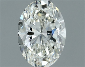 Picture of Natural Diamond 0.50 Carats, Oval with  Cut, I Color, VVS1 Clarity and Certified by GIA