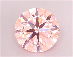 Picture of Lab Grown Diamond 2.54 Carats, Round with Very Good Cut, Fancy Intense Pink Color, VS1 Clarity and Certified by IGI
