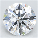 Del inventario de diamantes de laboratorio, 2.76 quilates, Redondo , Color D, claridad VVS1 y certificado GIA