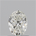 Natural Diamond 0.70 Carats, Oval with  Cut, G Color, SI1 Clarity and Certified by GIA