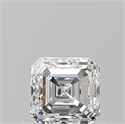 Natural Diamond 0.70 Carats, Asscher with  Cut, E Color, VVS2 Clarity and Certified by GIA