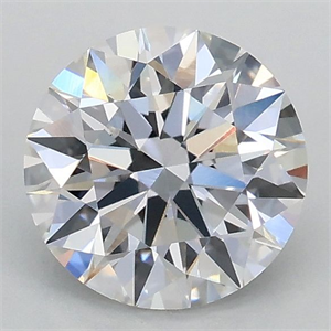 Picture of Lab Grown Diamond 1.09 Carats, Round with Ideal Cut, D Color, VS1 Clarity and Certified by IGI